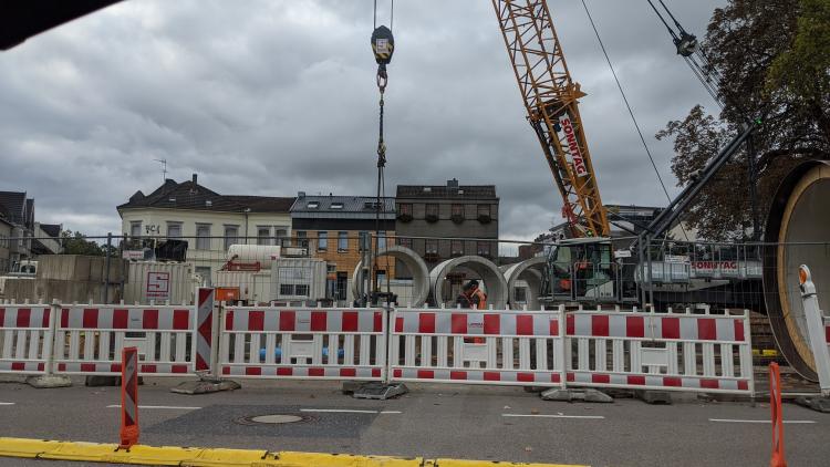 Tiefensammler auf der Freiheitstraße. (c) Eigene Aufnahme
